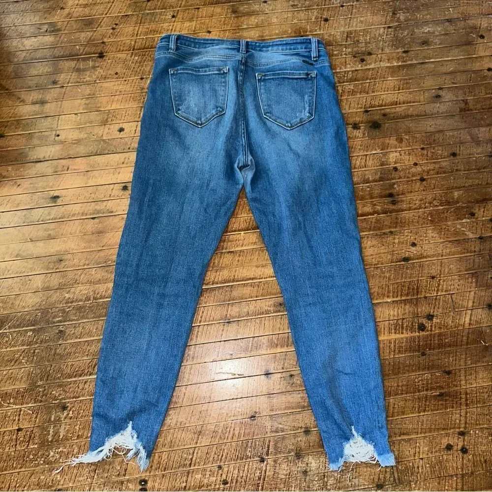 KanCan Light Blue Distressed Jeggings